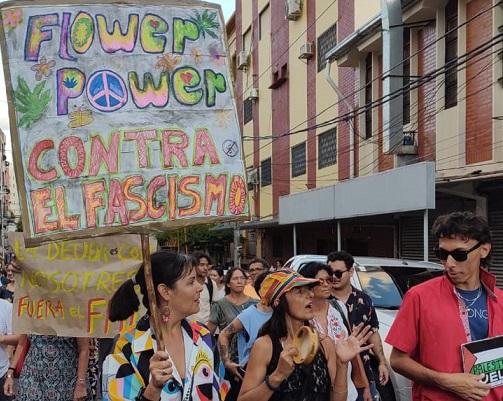 Marcha antifascista y antirracista